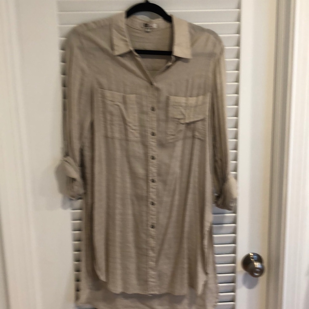 Tunic length high low top